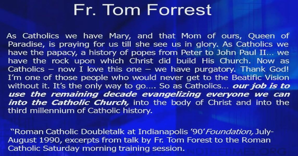 41 Fader Tom Forest citat